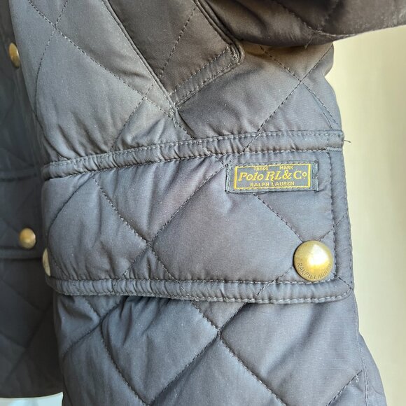RL Corduroy Trim Quilted Jacket - Picture 8 of 11